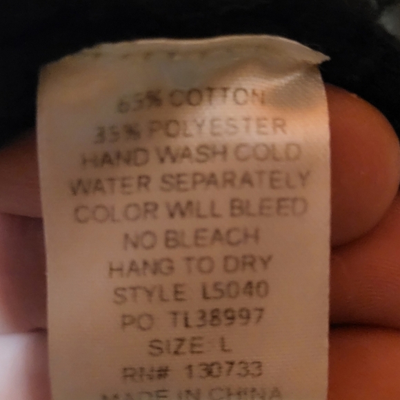 Umgee Crochet Knit Black Long Sweater Vest With Fringe Size Large Festival Boho - Picture 3 of 6